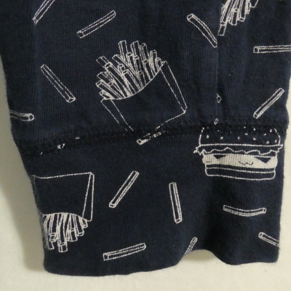 BABY GAP burgers and fries pajama pants with pockets and drawstring waistband - Picture 9 of 14